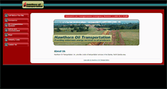 Desktop Screenshot of hawthornoiltransportation.com